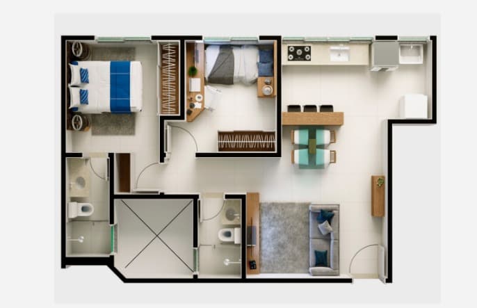 Apartamento em Pampulha - Uberlândia